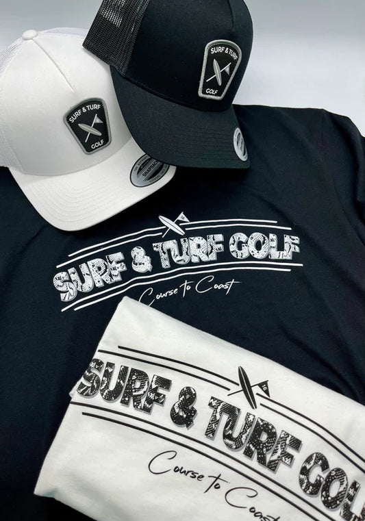 TELLES SNAKE TEE - BLACK